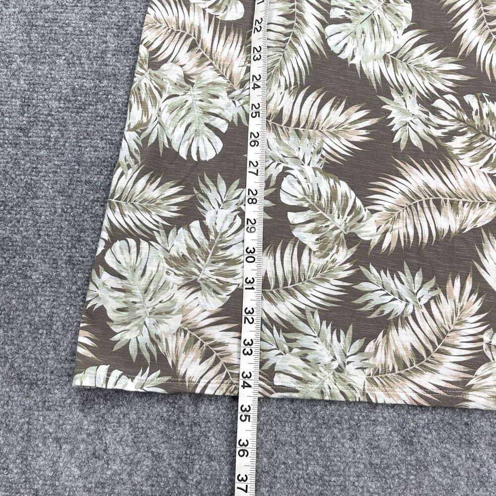 J Jill A Line Printed Maxi Skirt Womens XS Cheerful Palms Pull On Stretch Knit - Picture 5 of 7